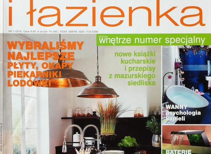 DOBRE WNĘTRZE/ MODNA KUCHNIA I ŁAZIENKA 1/2010